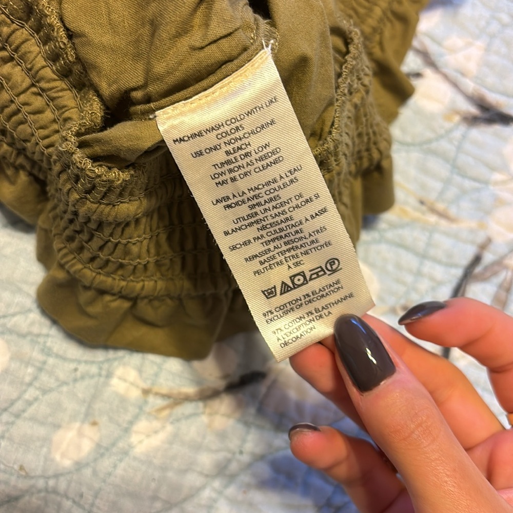 NWT By Anthropologie Scallop-Hem Shorts - Picture 9 of 9